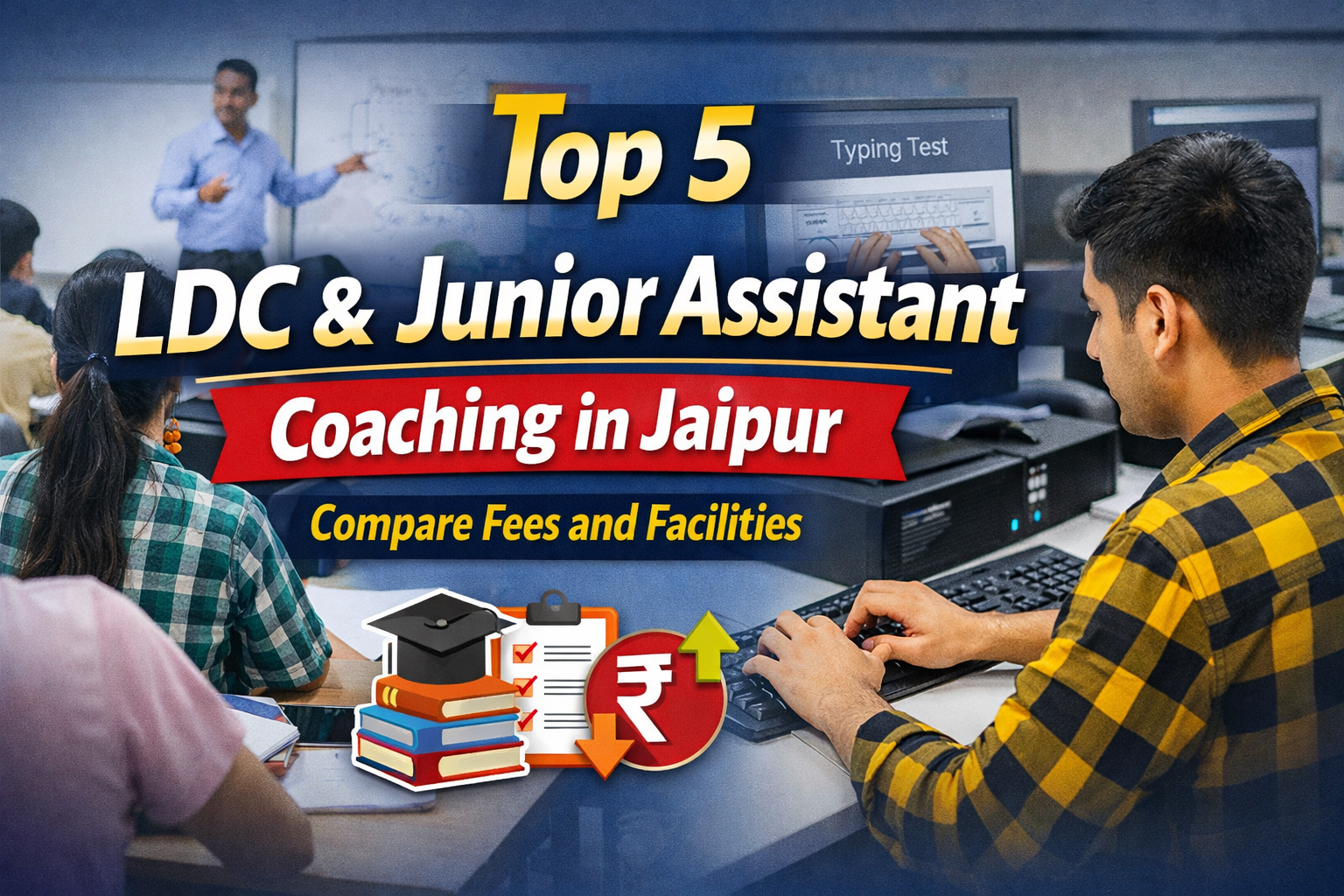 Top 5 LDC & Junior Assistant Coaching in Jaipur: Compare Fees and Facilities 2026